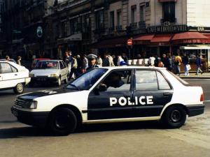 Peugeot 309 5-Door Police 1989 года